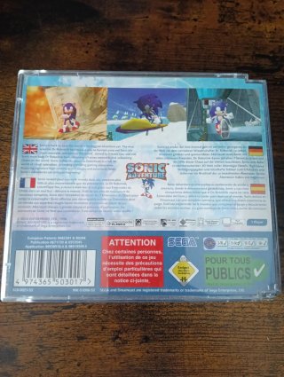 Sonic Adventure Dreamcast SEGA