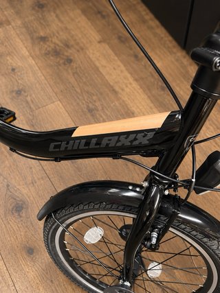 Bicicleta plegable CHILLAXX negra