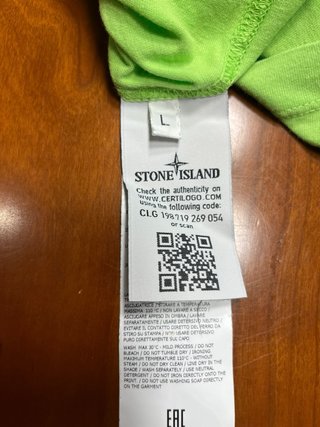 Camiseta Stone Island Verde Talla L