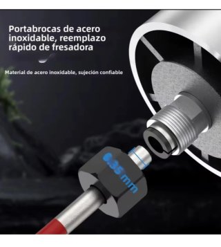 Fresadora Eléctrica 15 Fresas Madera