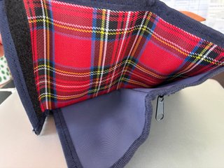 Cartera estilo escocés