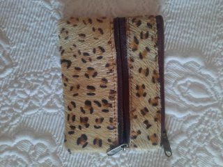 Monedero mujer estampado animal