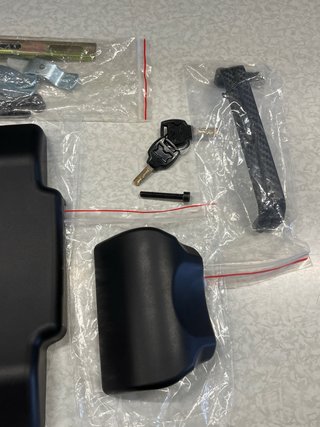 Cajón Moto 35L Negro con Cierre