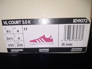 Zapatillas Adidas Court Rosa Talla 36