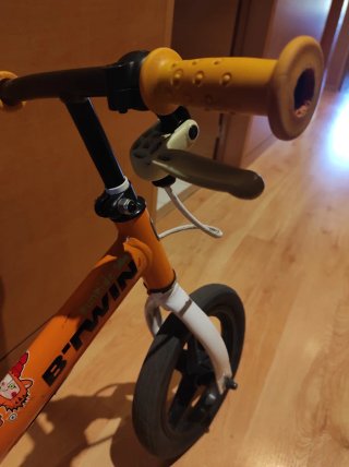 Bici sin pedales naranja