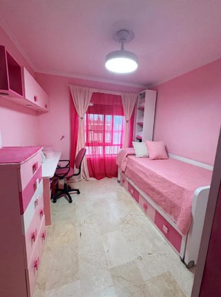 Dormitorio juvenil completo rosa