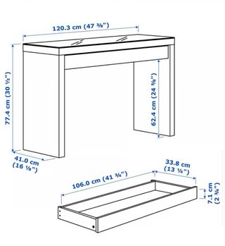 Tocador MALM de Ikea