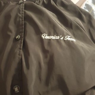 Cazadora bomber corta negra Live Fast
