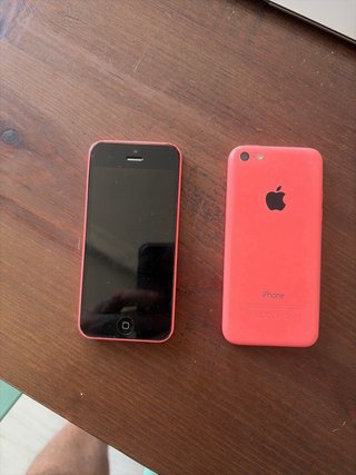 2 iPhones 5c Rosa para piezas o coleccionismo.