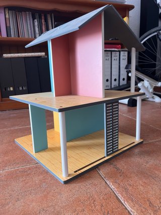 Casa de muñecas infantil moderna