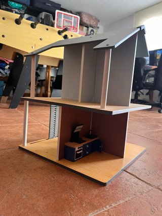 Casa de muñecas infantil moderna