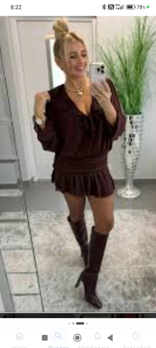 Vestido corto Zara S/36