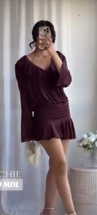 Vestido corto Zara S/36