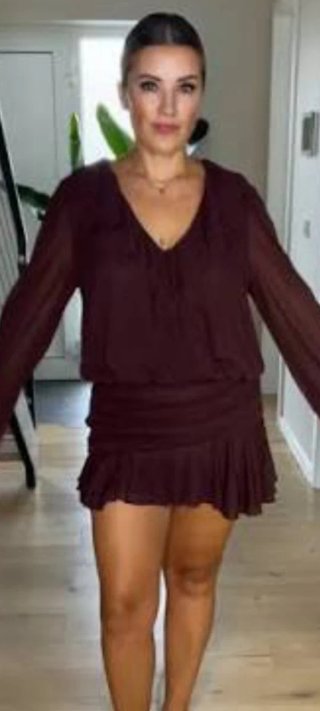 Vestido corto Zara S/36