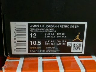 Air Jordan 4 x A Ma Maniére Fossil Stone
