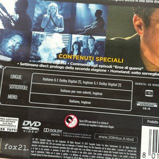 Homeland Caccia Alla Spia Stagione 1 Completa DVD