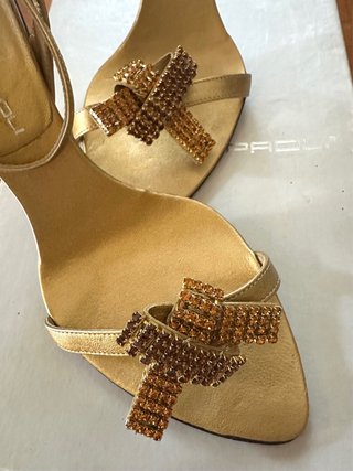 Sandali Gioiello Giancarlo Paoli Oro Laminato -36