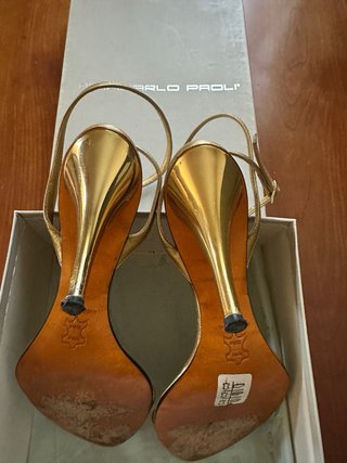 Sandali Gioiello Giancarlo Paoli Oro Laminato -36