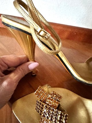 Sandali Gioiello Giancarlo Paoli Oro Laminato -36