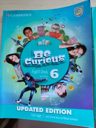 libro de inglés Be curious 6 Cambridge