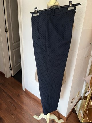 Conjunto pantalón y blusa lunares