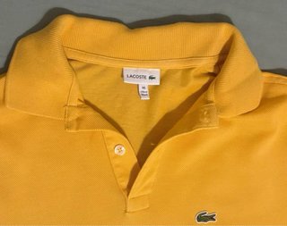 Polo Lacoste Amarillo Talla 16