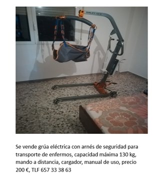 Grúa SUNLIFT 130 S para enfermos