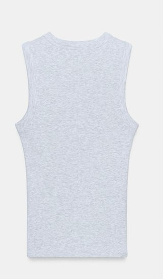 Top tirantes Zara gris