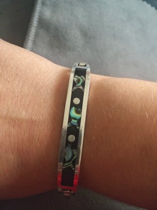 Pulsera Plata 925 México Abalone