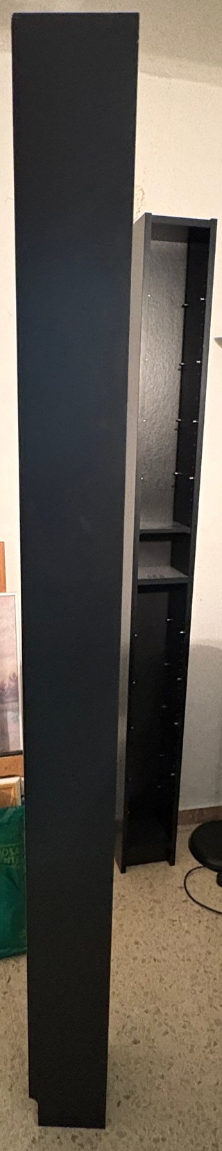Pack de 2 estantería Ikea Negra para Discos/Juegos