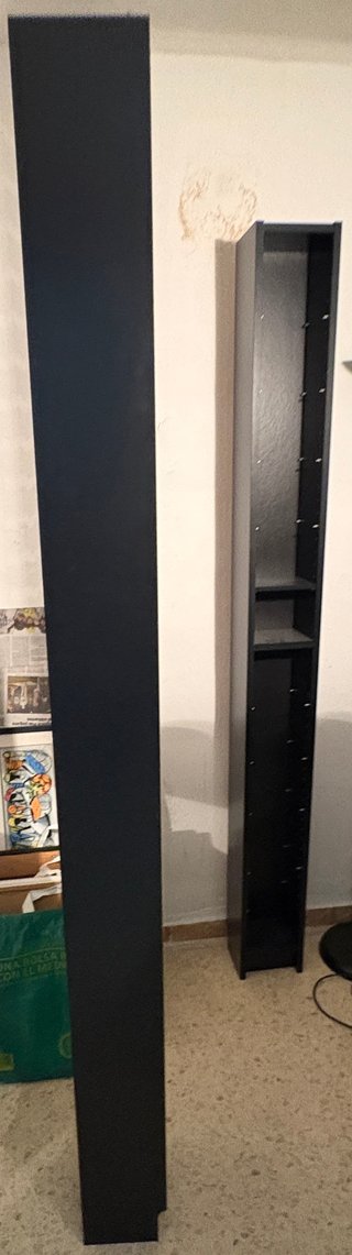 Pack de 2 estantería Ikea Negra para Discos/Juegos
