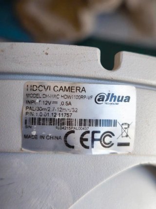 Cámara Dahua HDCVI DH-HAC-HFW1000RP