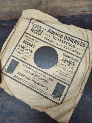 Disco gramofono Baquelita Vissi d'arte, Puccini
