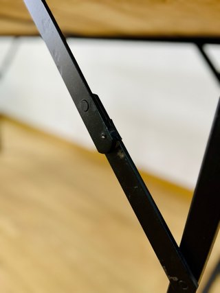 Mesa plegable madera y metal