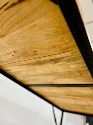 Mesa plegable madera y metal
