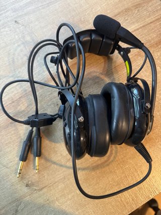 Auriculares Aviación ASA Negros