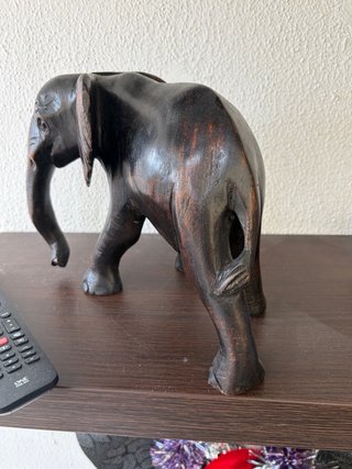 Lote 2 figuras animales madera