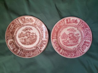 Dos platos Sargadelos Serie Góndola