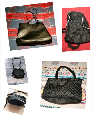 Lote 4 bolsos y mochila