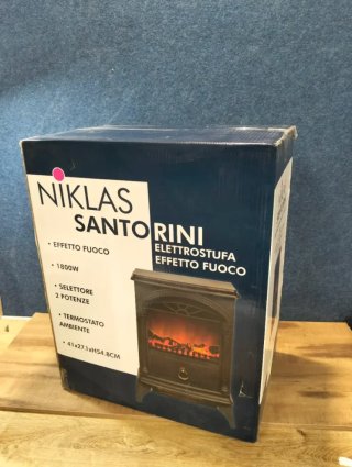 Chimenea Eléctrica NIKLAS Santorini 1800W