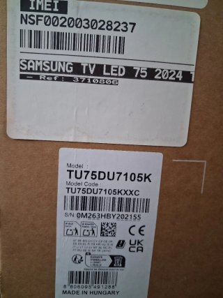 TV Samsung 75 LED 4K Ultra HD