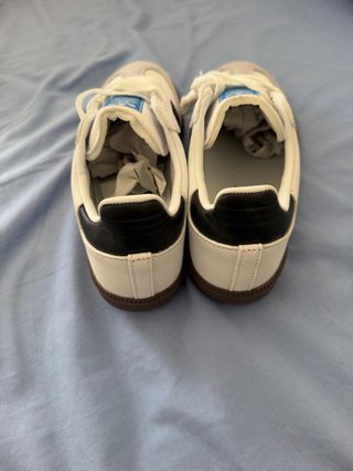 Adidas Samba Mujer Gris y Blanco