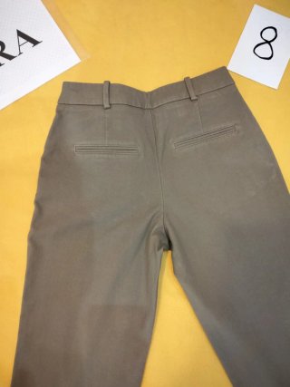 Pantalón Zara Gris Talla XS