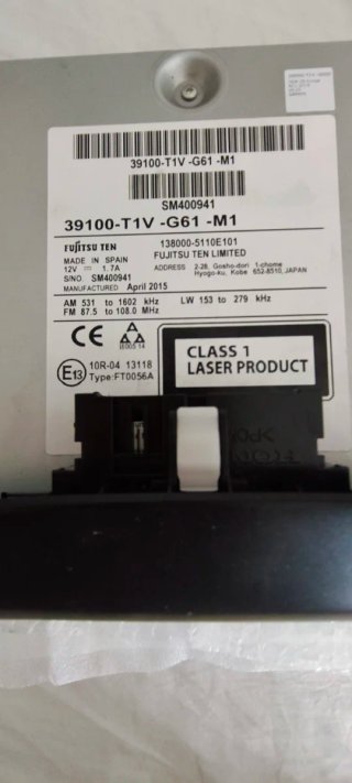 Radio Honda CRV 2015 Original