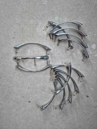 15 Tiradores cocina cromados metal