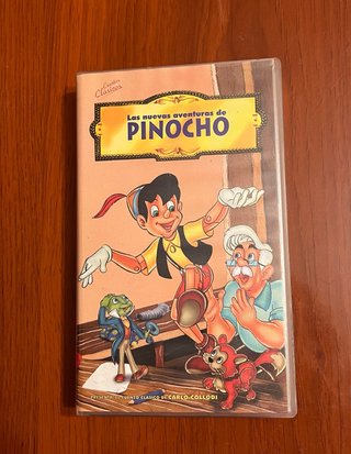 VHS Las Nuevas Aventuras de Pinocho