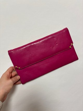 Bolso de mano vintage rosa