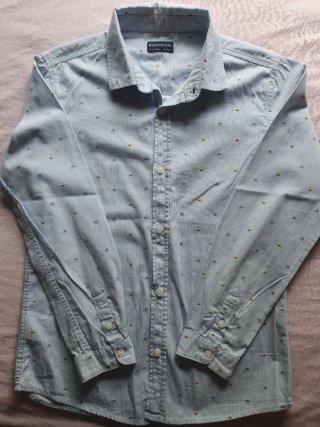 Camisa Nukutavake niño rayas y barcos