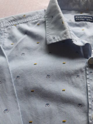 Camisa Nukutavake niño rayas y barcos