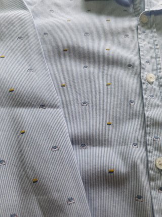 Camisa Nukutavake niño rayas y barcos